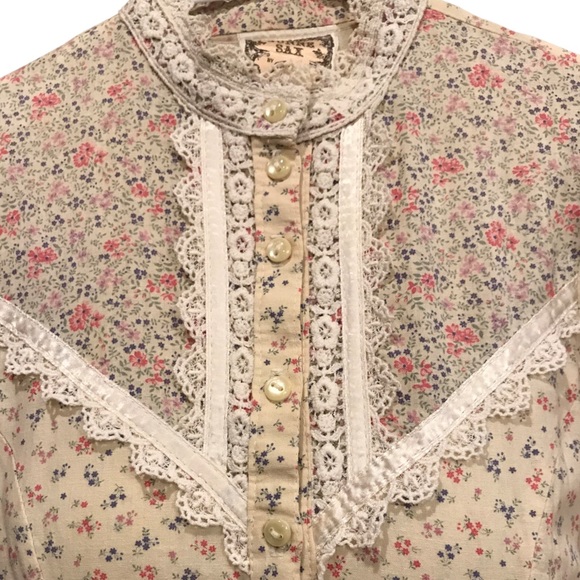 Gunne Sax Prairie Dress, Puff, Victorian, RARE - Picture 10 of 16